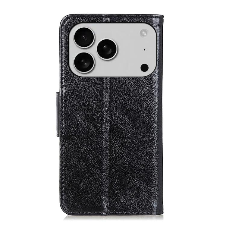 For iPhone 17 Pro Nappa Texture Leather Case(Black)