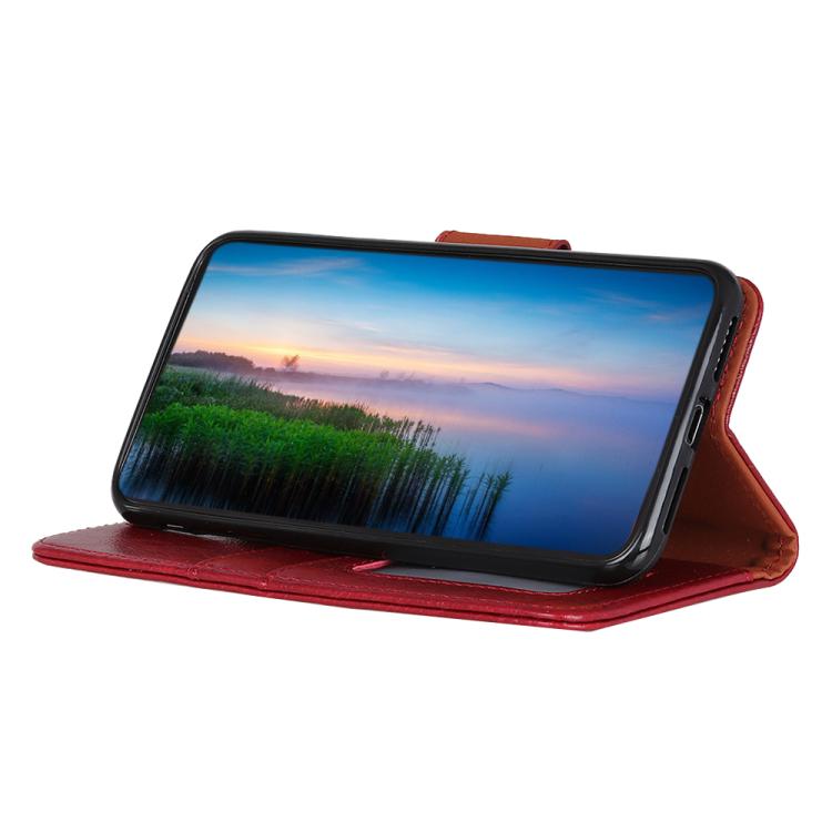 For iPhone 17 Pro Nappa Texture Leather Case(Red)