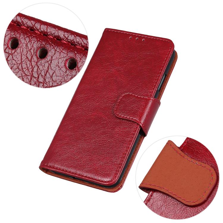 For iPhone 17 Pro Nappa Texture Leather Case(Red)