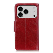 For iPhone 17 Pro Max Nappa Texture Leather Case(Red)
