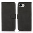 For iPhone 16e KHAZNEH Matte Texture Leather Phone Case(Black) - iPhone 16e Cases by PMC TechLife | Online Shopping South Africa | PMC TechLife | Buy Now Pay Later Mobicred