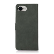 For iPhone 16e KHAZNEH Matte Texture Leather Phone Case(Green)