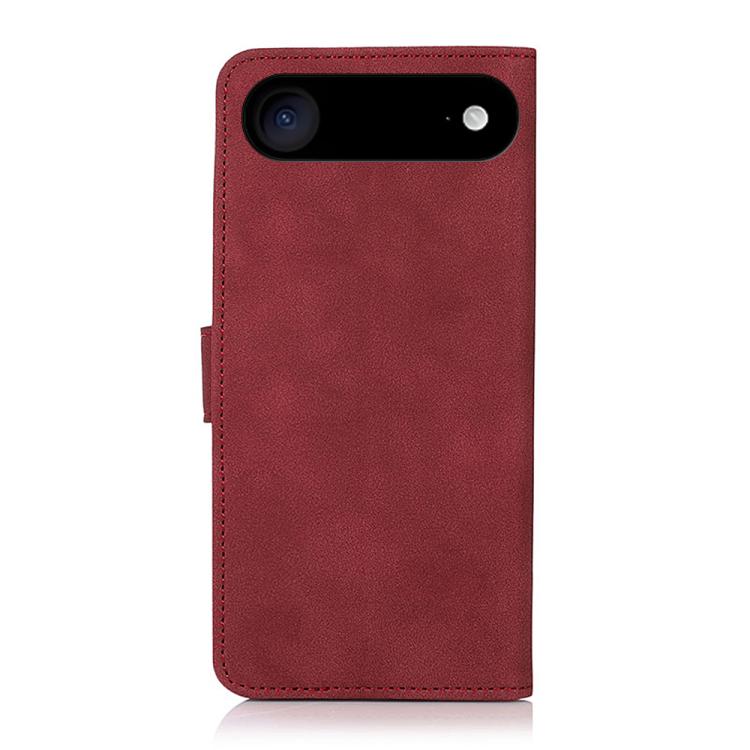 For iPhone 17 Air KHAZNEH Matte Texture Leather Phone Case(Red)