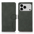 For iPhone 17 Pro Max KHAZNEH Matte Texture Leather Phone Case(Green) - free shipping - PMc TechLife - Order now!