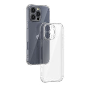 For iPhone 16 Pro Four-Corner Shockproof Clear TPU Phone Case(Transparent)
