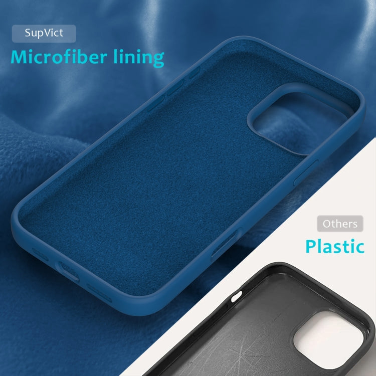 For iPhone 16 Pro Max Solid Color Silicone Phone Case(Cobalt Blue)