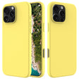 For iPhone 16 Pro Max Solid Color Silicone Phone Case(Lemon Yellow) - More iPhone Cases by PMC TechLife | Online Shopping South Africa | PMC TechLife | Buy Now Pay Later Mobicred