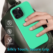 For iPhone 16 Pro Solid Color Silicone Phone Case(Green)