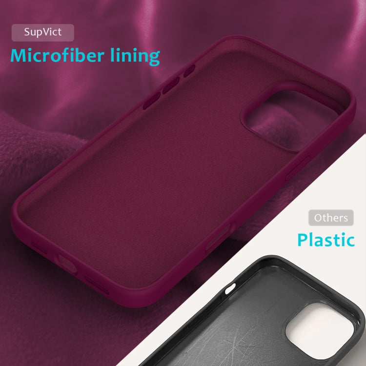 For iPhone 16 Pro Solid Color Silicone Phone Case(Violet)