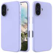 For iPhone 16 Plus Solid Color Silicone Phone Case(Purple)
