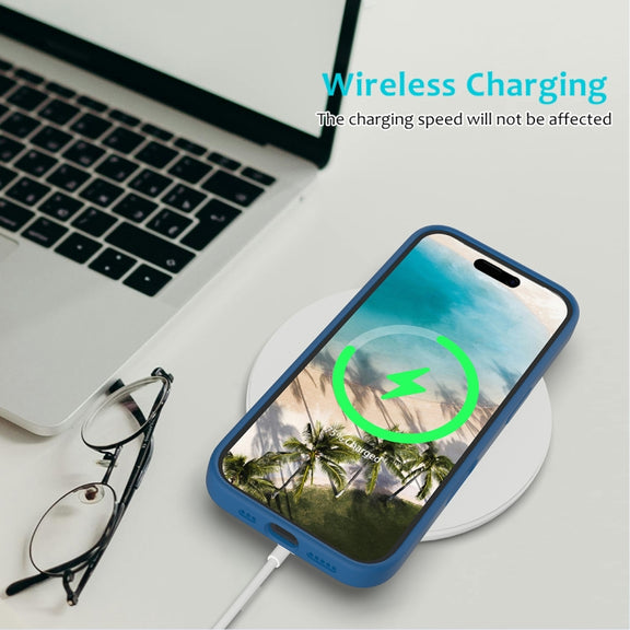 For iPhone 16 Plus Solid Color Silicone Phone Case(Cobalt Blue)