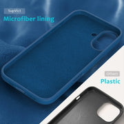 For iPhone 16 Plus Solid Color Silicone Phone Case(Cobalt Blue)