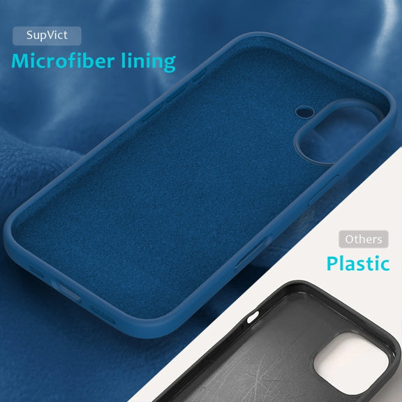 For iPhone 16 Plus Solid Color Silicone Phone Case(Cobalt Blue)