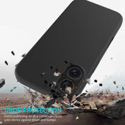 For iPhone 16 Plus Solid Color Silicone Phone Case(Black)