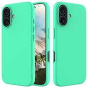 For iPhone 16 Plus Solid Color Silicone Phone Case(Green)