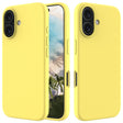For iPhone 16 Plus Solid Color Silicone Phone Case(Lemon Yellow) - free shipping - PMC TechLife - Order now!