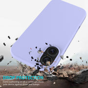 For iPhone 16 Solid Color Silicone Phone Case(Purple)