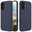 For iPhone 16 Solid Color Silicone Phone Case(Midnight Blue) - More iPhone Cases by PMC TechLife | Online Shopping South Africa | PMC TechLife | Buy Now Pay Later Mobicred