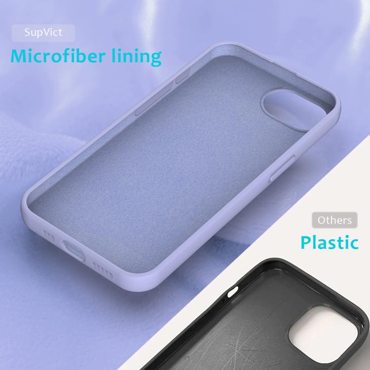 For iPhone 16e Solid Color Silicone Phone Case(Purple)