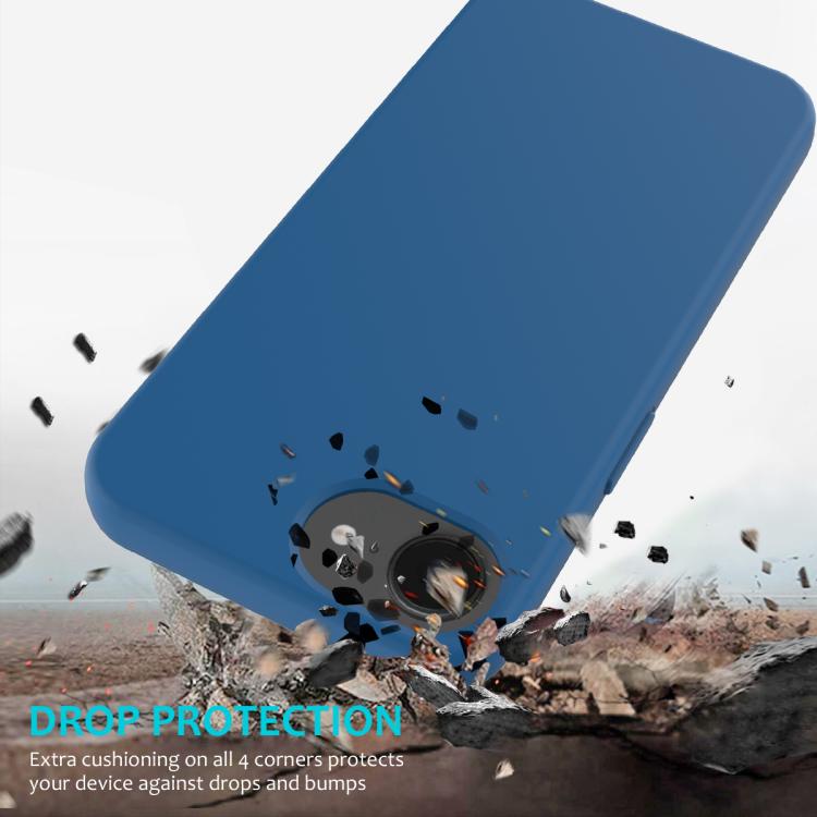 For iPhone 16e Solid Color Silicone Phone Case(Cobalt Blue)