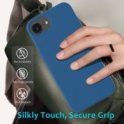 For iPhone 16e Solid Color Silicone Phone Case(Cobalt Blue)