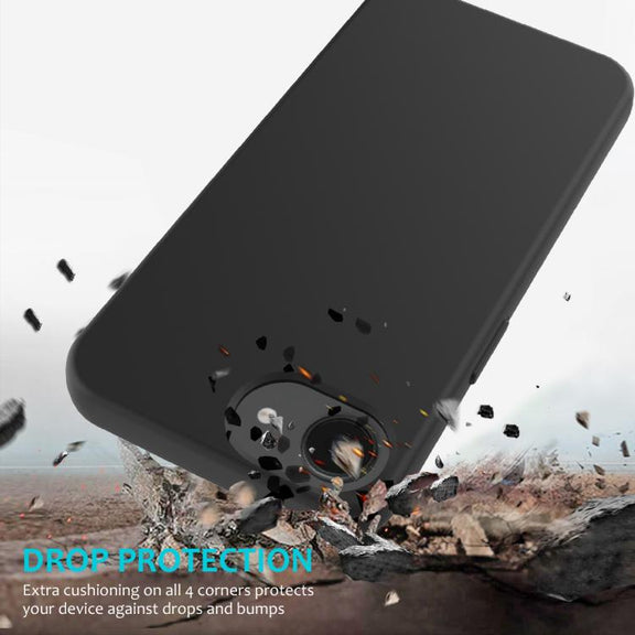 For iPhone 16e Solid Color Silicone Phone Case(Black)