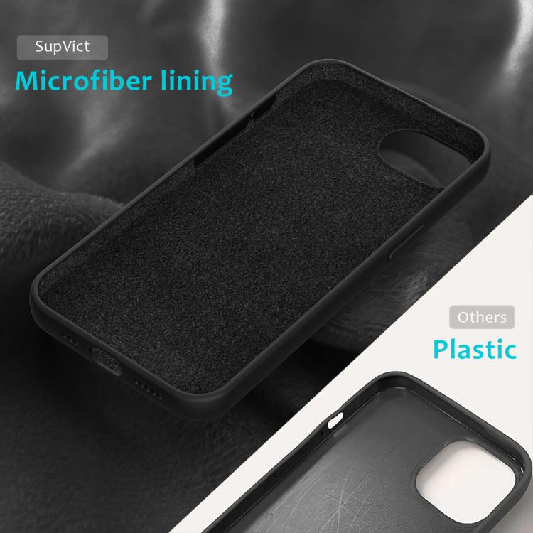 For iPhone 16e Solid Color Silicone Phone Case(Black)