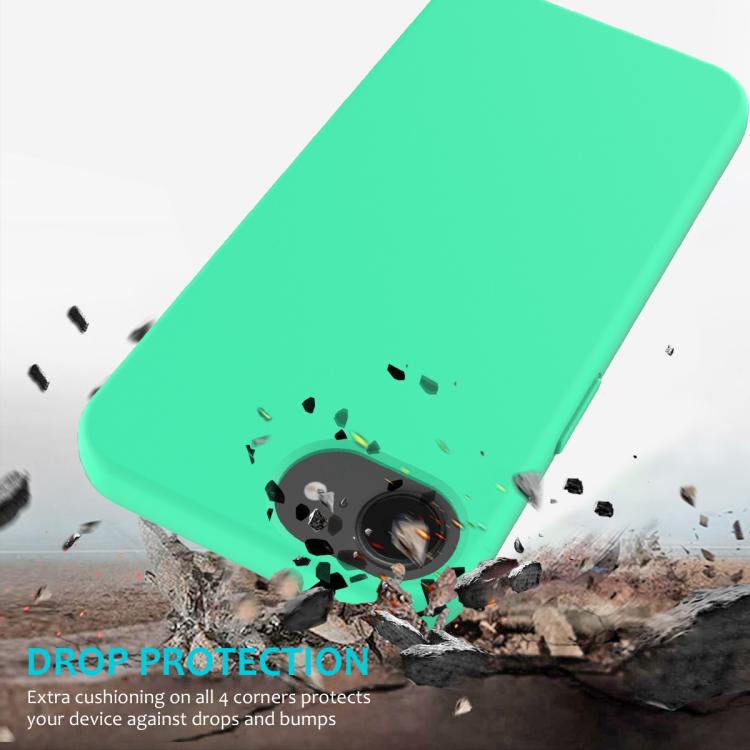 For iPhone 16e Solid Color Silicone Phone Case(Green)