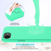 For iPhone 16e Solid Color Silicone Phone Case(Green)