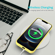 For iPhone 16e Solid Color Silicone Phone Case(Lemon Yellow)