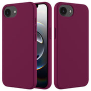 For iPhone 16e Solid Color Silicone Phone Case(Violet)