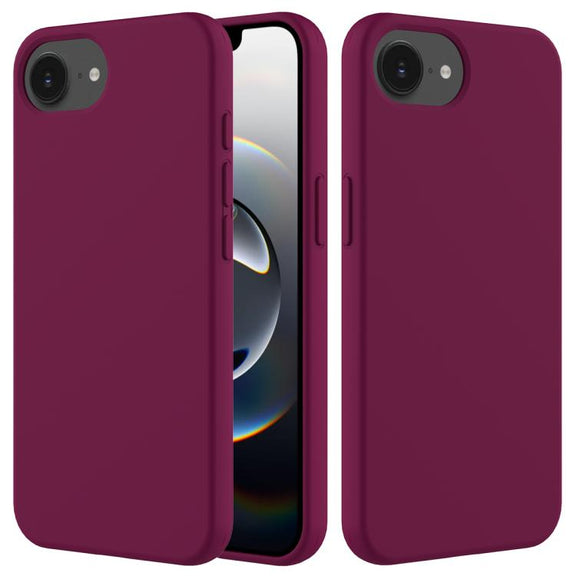 For iPhone 16e Solid Color Silicone Phone Case(Violet)