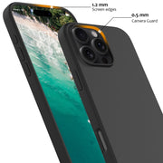 For iPhone 16 Pro Max Shockproof Silicone Magsafe Phone Case(Black)