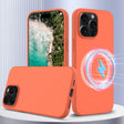 For iPhone 16 Pro Max Shockproof Silicone Magsafe Phone Case(Gold Orange) - iPhone 16 Pro Max Cases by PMC TechLife | Online Shopping South Africa | PMC TechLife | Buy Now Pay Later Mobicred