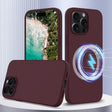 For iPhone 16 Pro Max Shockproof Silicone Magsafe Phone Case(Plum Color) - free shipping - PMC TechLife - Order now!