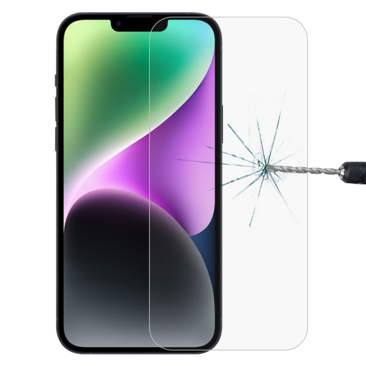 For iPhone 15 / 15 Pro 0.26mm 9H 2.5D High Aluminum Tempered Glass Film