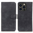 For iPhone 16 Pro Max KHAZNEH Retro Texture Leather Phone Case(Black) - iPhone 16 Pro Max Cases by PMC TechLife | Online Shopping South Africa | PMC TechLife | Buy Now Pay Later Mobicred