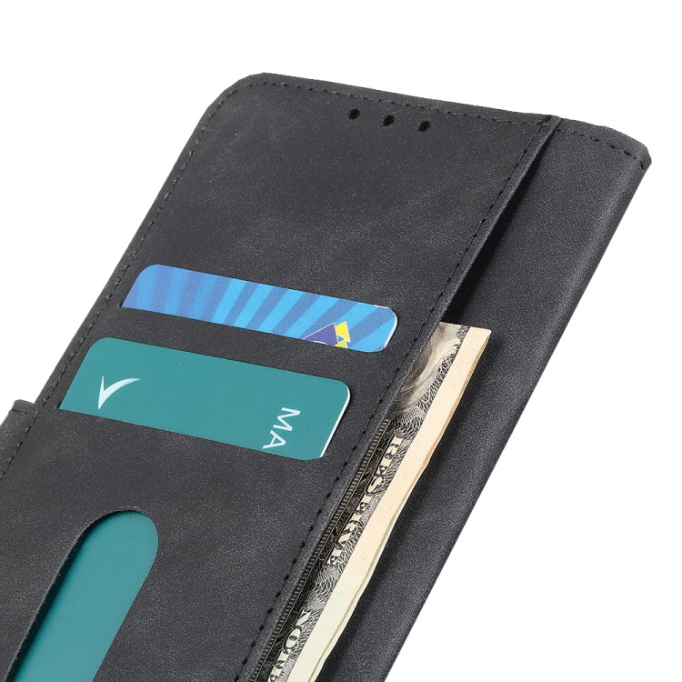 For iPhone 16 Pro Max KHAZNEH Retro Texture Leather Phone Case(Black)