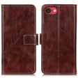 For iPhone 16e Retro Crazy Horse Texture Horizontal Flip Leather Phone Case(Brown) - iPhone 16e Cases by PMC TechLife | Online Shopping South Africa | PMC TechLife | Buy Now Pay Later Mobicred