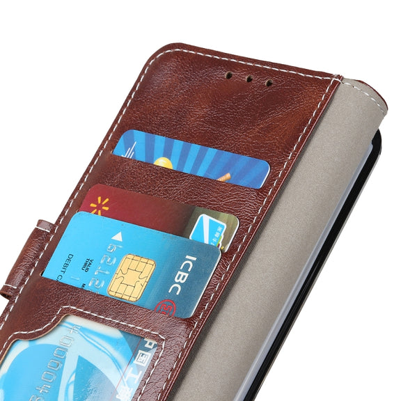 For iPhone 16e Retro Crazy Horse Texture Horizontal Flip Leather Phone Case(Brown)