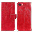 For iPhone 16e Retro Crazy Horse Texture Horizontal Flip Leather Phone Case(Red) - iPhone 16e Cases by PMC TechLife | Online Shopping South Africa | PMC TechLife | Buy Now Pay Later Mobicred