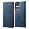 For Honor 90 Pro Denim Texture Flip Leather Phone Case(Blue) - Honor Cases by PMC TechLife | Online Shopping South Africa | PMC TechLife | Buy Now Pay Later Mobicred