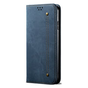 For Honor X6A Denim Texture Flip Leather Phone Case(Blue)