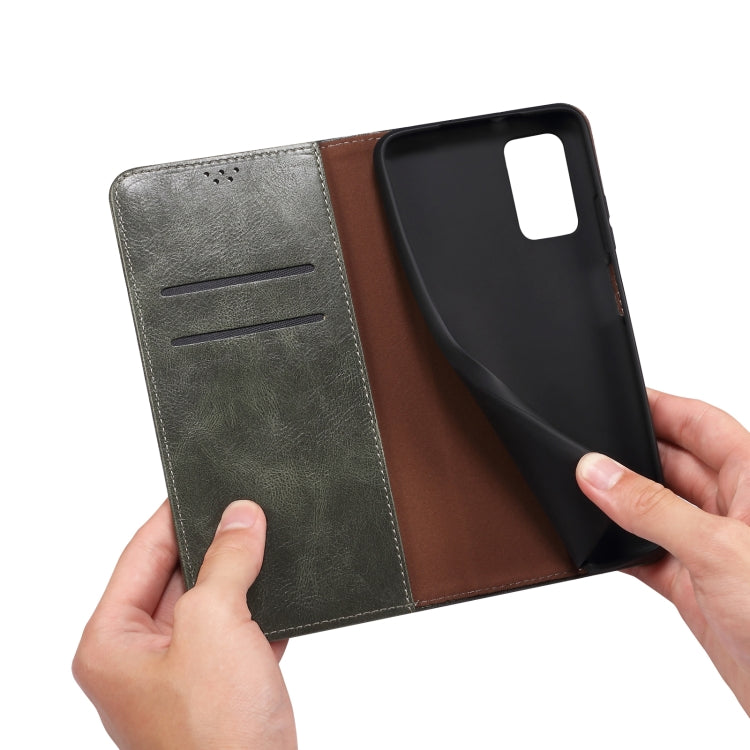 For Honor Magic6 Pro Oil Wax Crazy Horse Texture Leather Phone Case(Green)