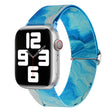 For Apple Watch 5 40mm Painted Pattern Nylon Replacement Watch Band(Ocean Blue) - Watch Bands by PMc TechLife | Online Shopping South Africa | PMc TechLife | Buy Now Pay Later Mobicred