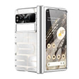 For Google Pixel Fold Integrated Electroplating Folding Phone Case(Silver) - Google Cases by PMC TechLife | Online Shopping South Africa | PMC TechLife | Buy Now Pay Later Mobicred