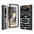 For Google Pixel Fold Integrated Electroplating Folding Phone Case with Hinge(Black) - Google Cases by PMC TechLife | Online Shopping South Africa | PMC TechLife | Buy Now Pay Later Mobicred