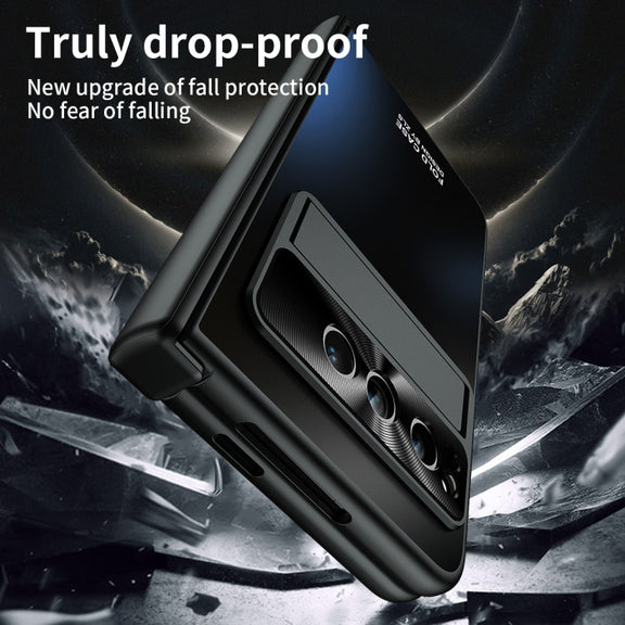 For Google Pixel Fold Integrated Electroplating Folding All-inclusive Phone Case(Black)