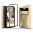 For Google Pixel Fold Integrated Electroplating Folding All-inclusive Phone Case with Hinge(Gold) - Google Cases by PMC TechLife | Online Shopping South Africa | PMC TechLife | Buy Now Pay Later Mobicred