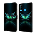 For Huawei P30 Lite Crystal 3D Shockproof Protective Leather Phone Case(Reflection Dutterfly) - Huawei Cases by PMC TechLife | Online Shopping South Africa | PMC TechLife | Buy Now Pay Later Mobicred